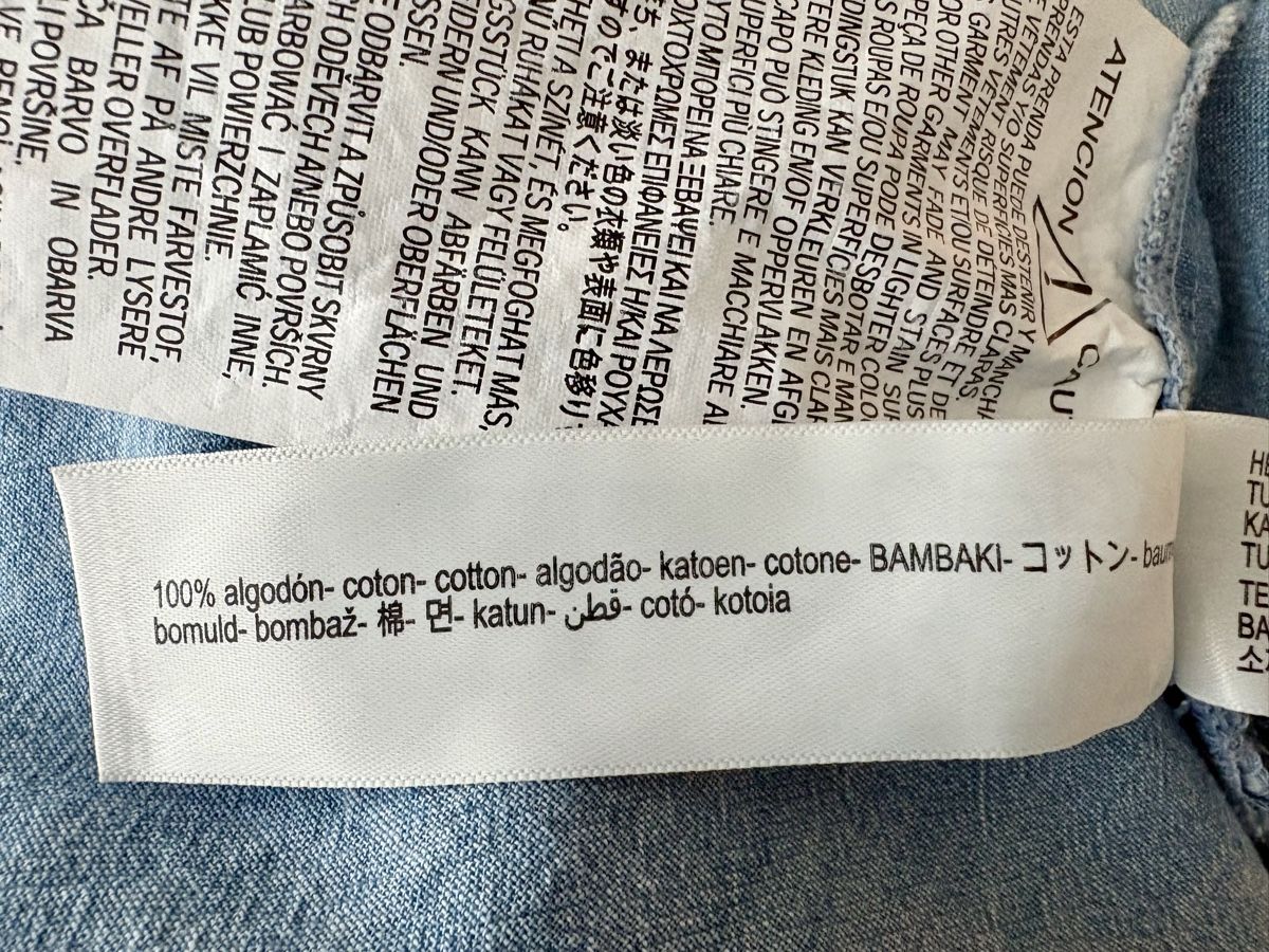 Massimo Dutti Camicette: Damen Bluse hellblau V-Ausschnitt gebraucht – Usato da Zürich venduto da ron_t88f 4