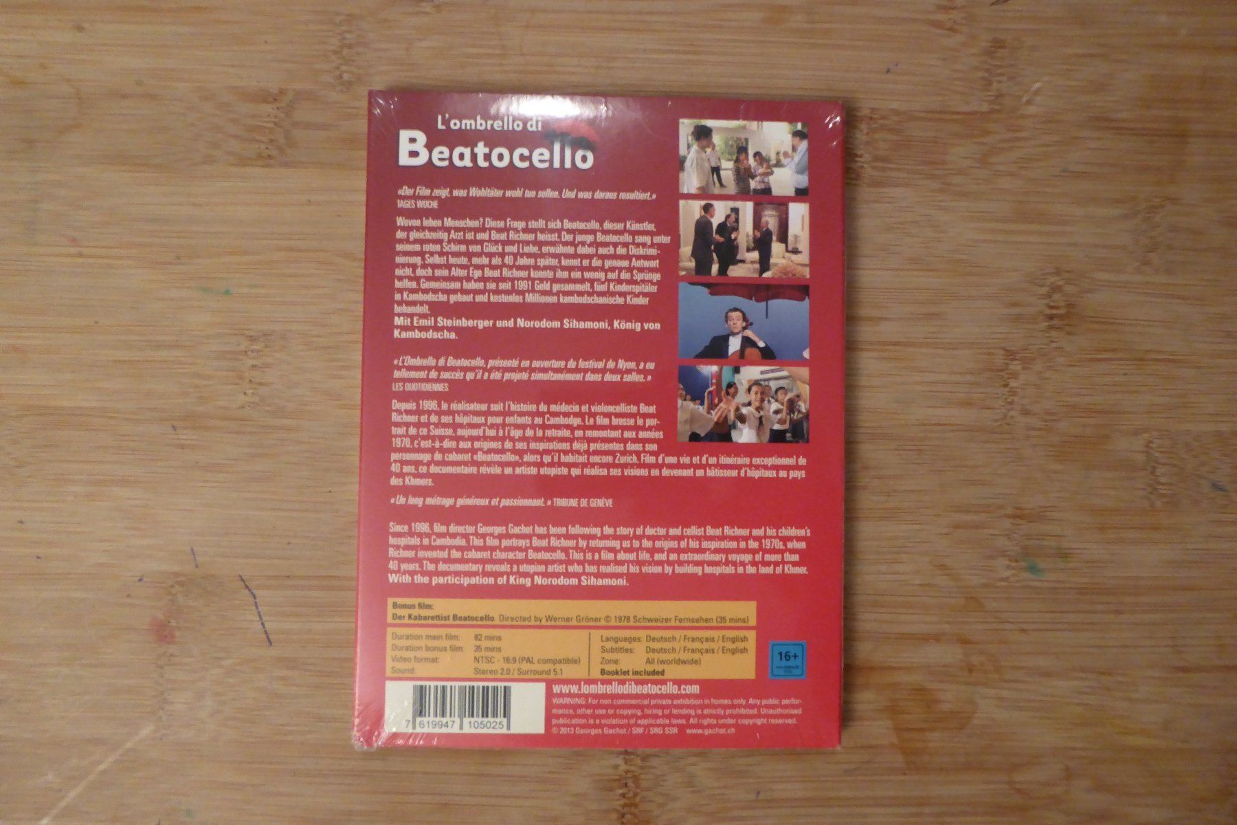 Tutti i DVDs: DVD OVP Beatocello Beat Richner – Nuovo e nell'imballaggio originale da Allschwil venduto da Summelsarium 1