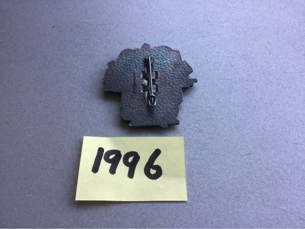Basler Plaketten & Abzeichen: Baslerfasnachtsplaketten 1996 Silber – Gebraucht aus Arlesheim von printz01 1