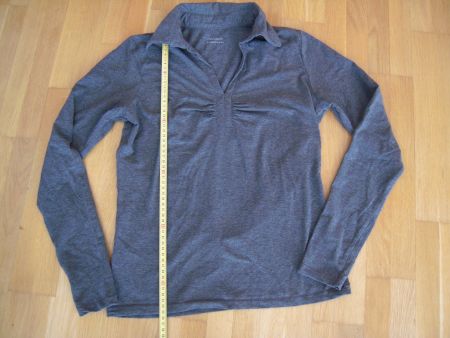 Langarmshirt Maddison Anthrazit Gr S