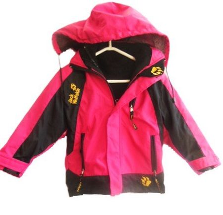 Gr. 104 JACK WOLFSKIN 2in1 Jacke Inlay herausnehmbar