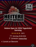 2x Tagespass Samstag - Heitere Openair Zofingen