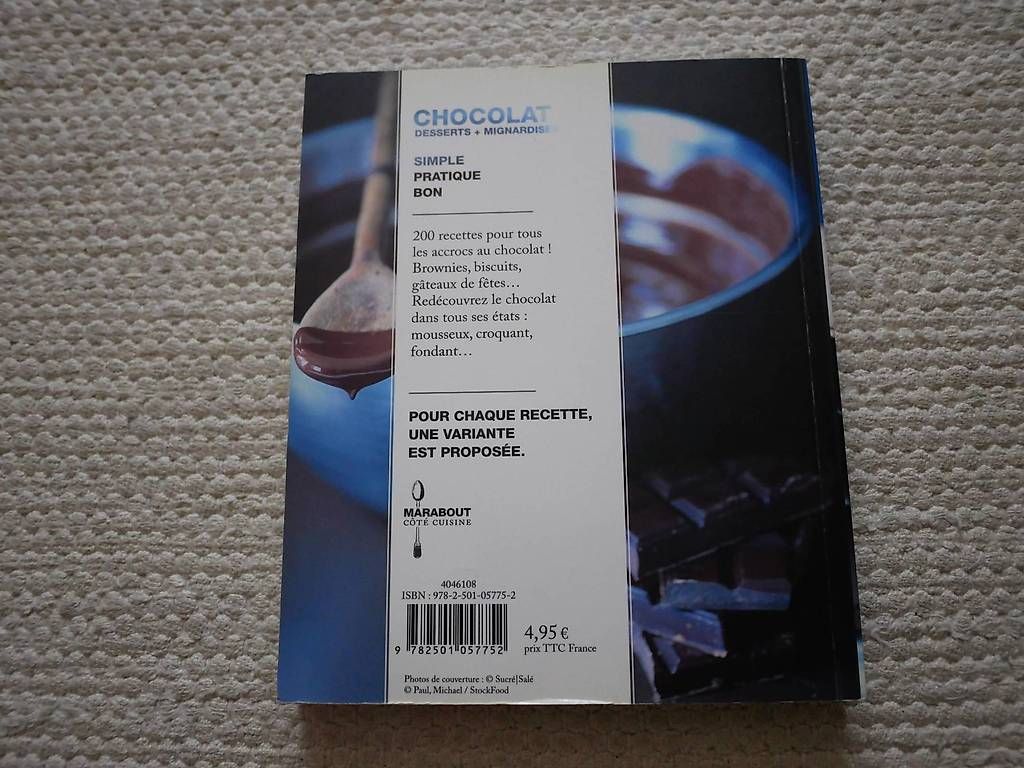 Libri: Chocolat: Desserts+mignardises – Usato da Genève venduto da Maxou84 1