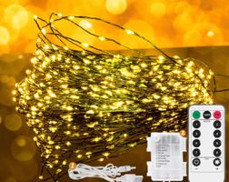 + 12M 240 LED Lichterkette Strom Weihnachten Außen Innen