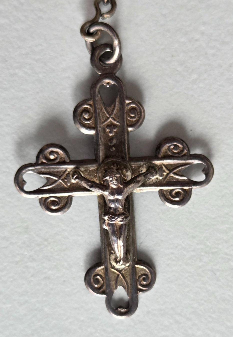 Sonstiger Schmuck: Antike Rosenkranz-Kette, Silber 800 – Gebraucht aus Luzern von Kartenansicht 1