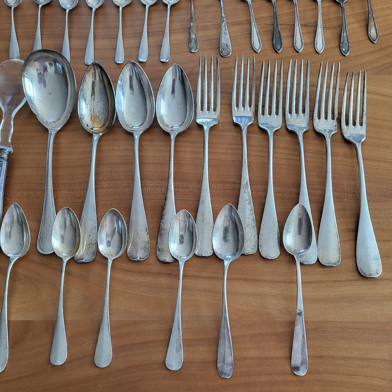 Set di posate: Diverse 800er SilberBestecke – Usato da Kägiswil venduto da Megafi56 1