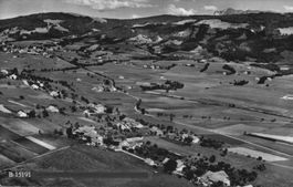 Alte Ansichtskarte La Rogiva Vue Aerienne, 1953