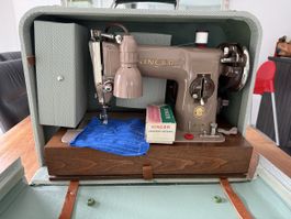 Singer 215G Nähmaschine mit Zick-Zack Apparat