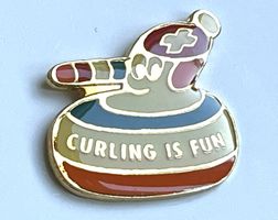 Pin Sport Curling is Fun