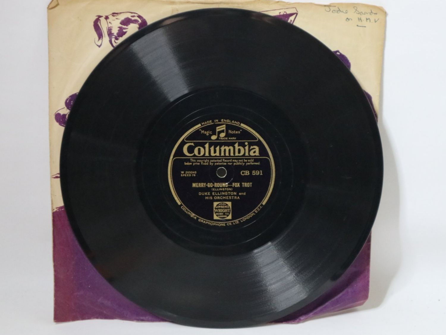 Dischi in vinile: Schellack Duke Ellington Sophisticated Lady – Usato da Eschenbach SG venduto da Astalavista 4