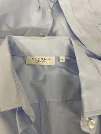 Eterna Damen Bluse hellblau gr 36