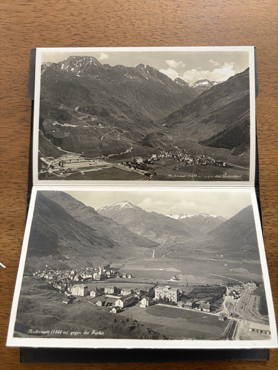 Cartoline postali: Postkarten- Buch Andermatt – Usato da Bern venduto da estalin 5