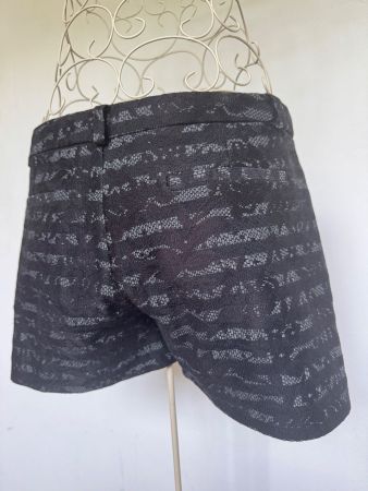 Schwarze Spitzen-Boxershorts Grösse M Damen Neu