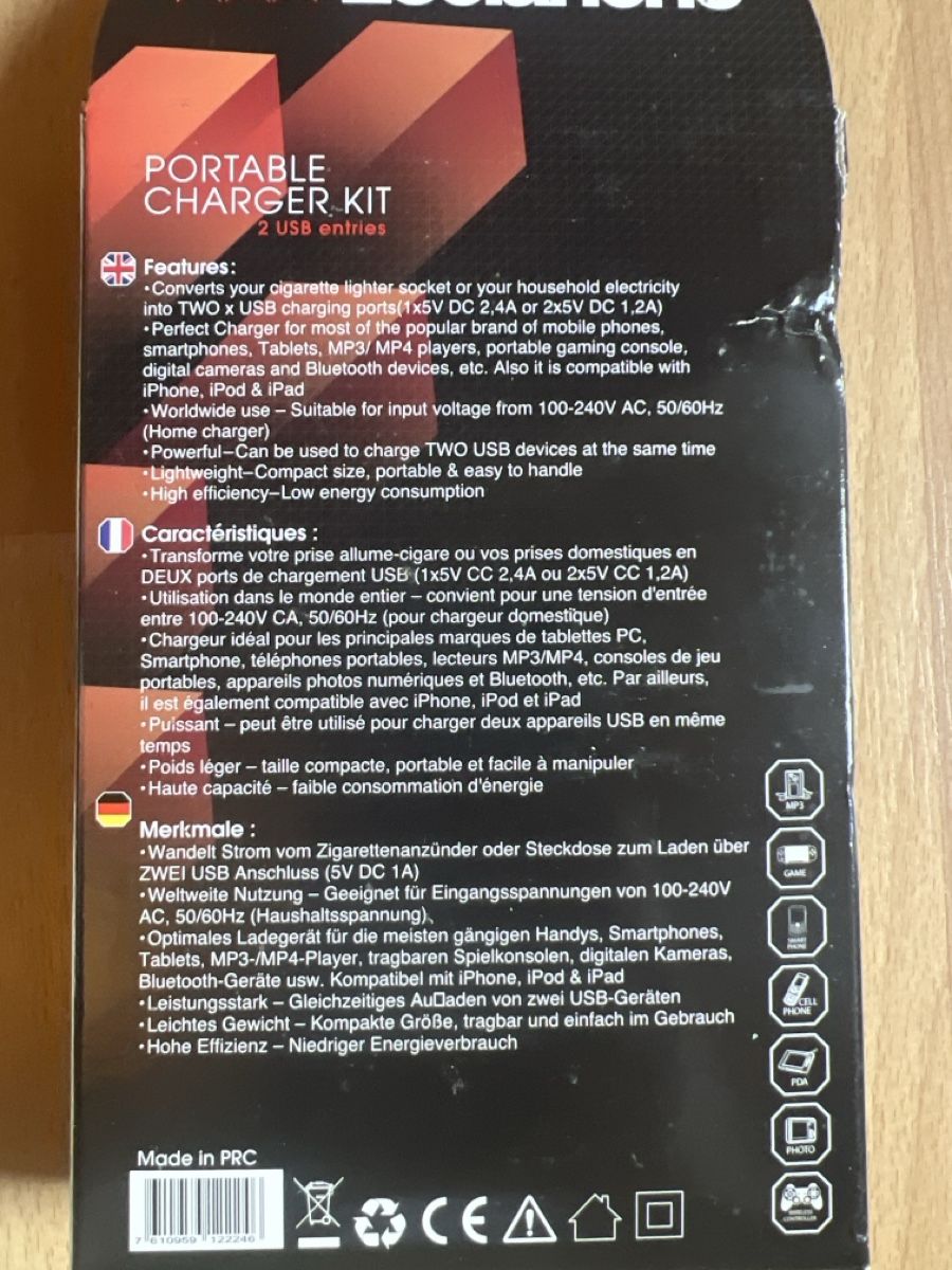 Caricabatterie: USB Ladegerät & Car / Auto charger – Nuovo e nell'imballaggio originale da Hauptwil venduto da Tifosi92 1