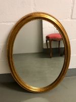 Alter Spiegel oval ca. 63 x 45 cm
