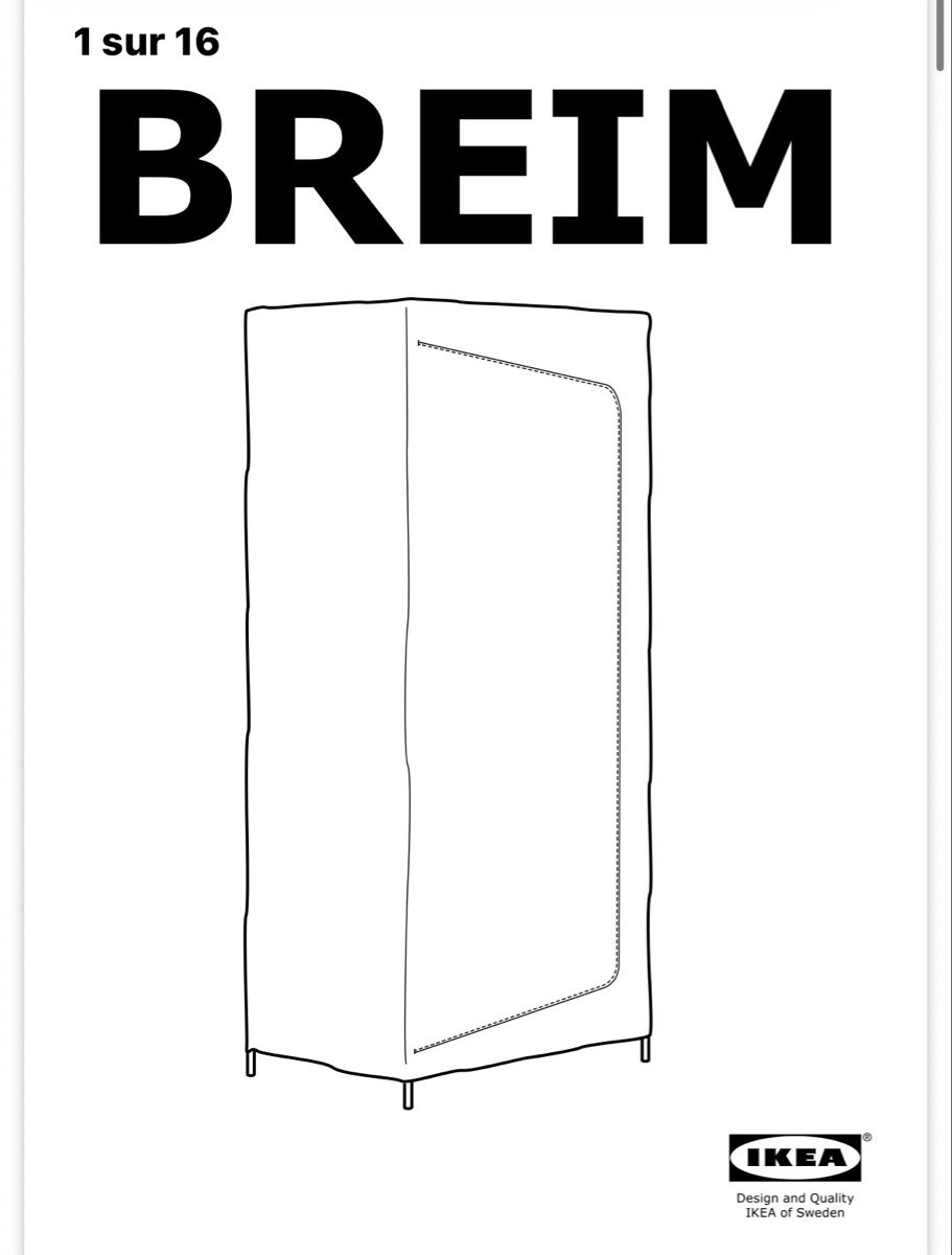 Ikea Porte manteau: Penderie Ikea BREIM – Neuf avec emballage d'origine à Meyrin par mai_pl7s 2