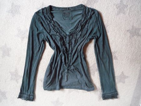 cooles NILE Damen Shirt Gr L mit SEIDE