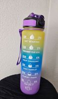 NEU: BPA-frei, auslaufsichere Sport Wasser Flasche Zeitskala