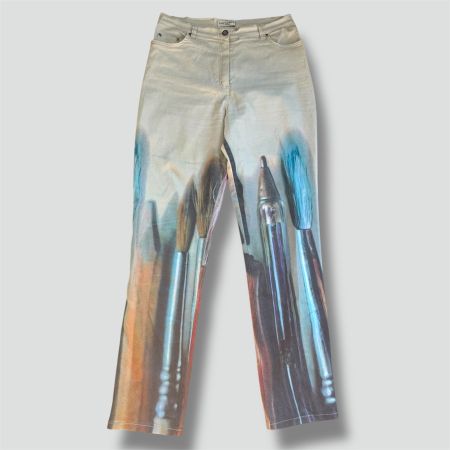 Cottonade Paris "Pencils" printed jeans (hosen Dolce jaded)