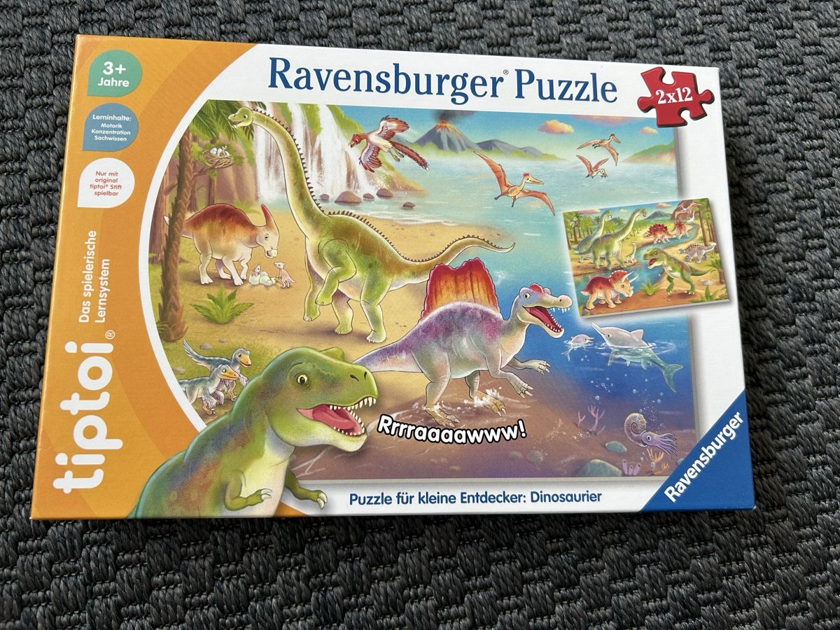 Ravensburger Puzzles: Ravensburger tiptoi Puzzle 2x12 Dinosaurs 3+ years – Neu (gemäss Beschreibung) aus Zürich von mar_d7zz