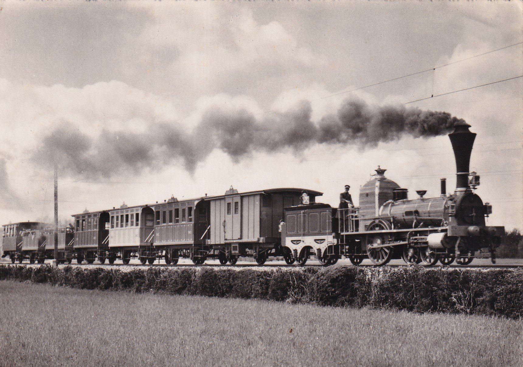 Cartoline postali: Hundert Jahre Schweizer Eisenbahnen. Brötli bahn – Difettoso da Cormoret venduto da Pascalll2001