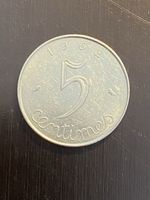 France, 5 centimes 1962 nickel 