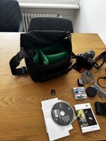 Sony Alpha SLT-A33/A55 mit Objektiv und Tasche