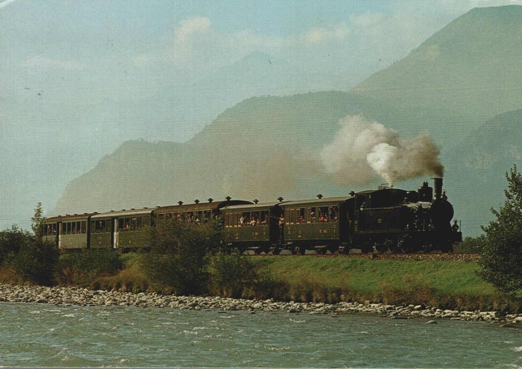 Cartoline postali: Originale Ansichtskarte Ballenberg Dampfbahn, 1981 Brienz – Usato da Luzern venduto da Kartenansicht