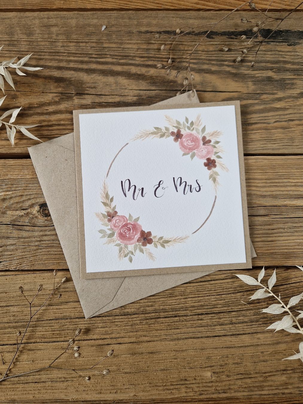Cartoline: Handgemachte Karte zur Hochzeit – Nuovo e nell'imballaggio originale da Grosshöchstetten venduto da sim_t9dc