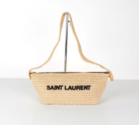 Sac / pochette bandoulière en raphia