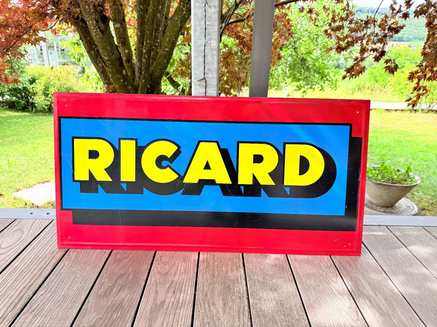 Insegne: Ricard Werbeschild – Usato da Zwingen venduto da moje1