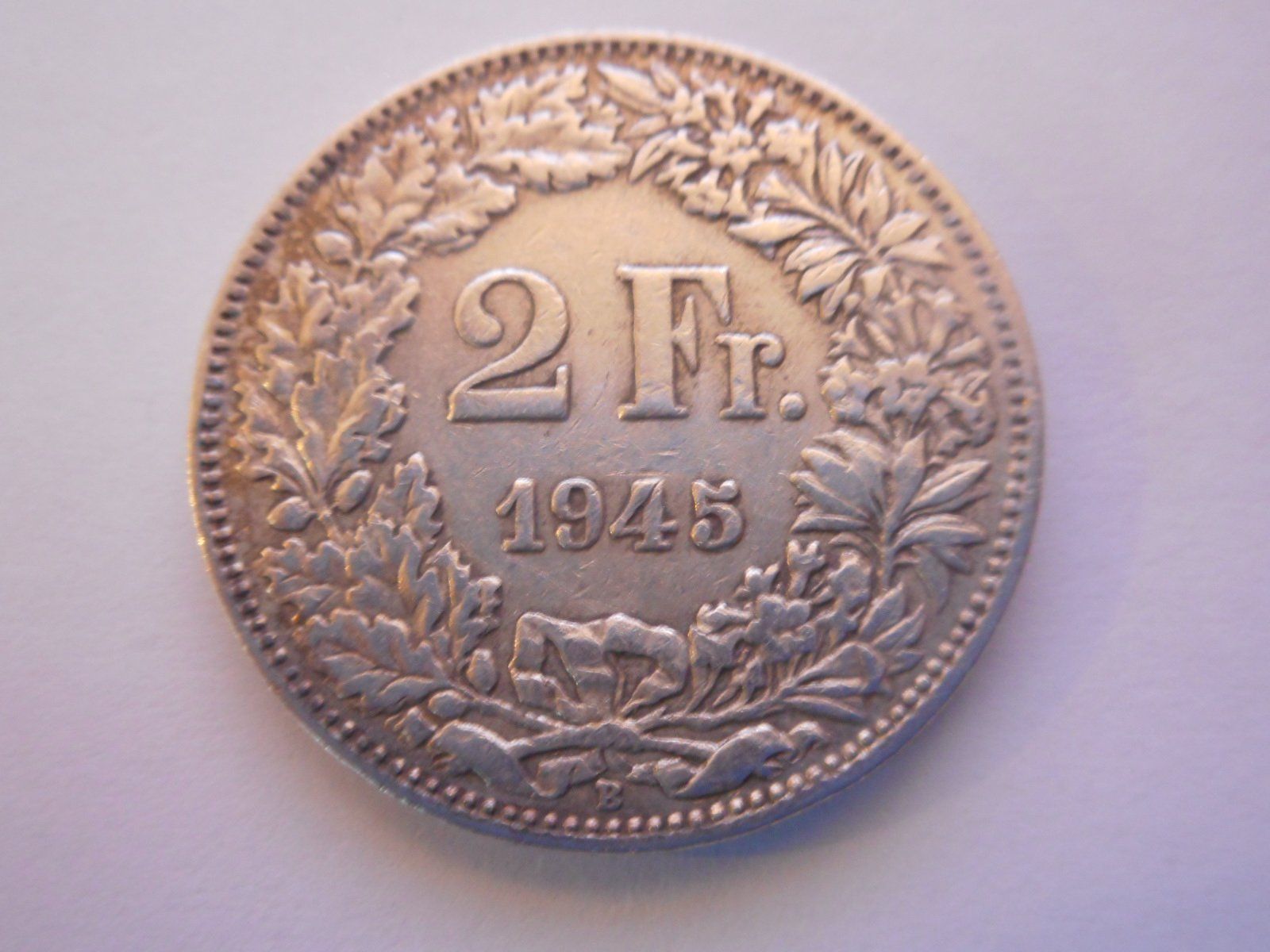 Tutti le monete: 2 Fr. 1945 silber – Usato da Kriegstetten venduto da pizlad2010