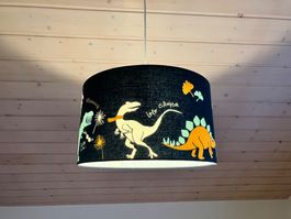 Abat-jour pour enfants, thème dinosaures