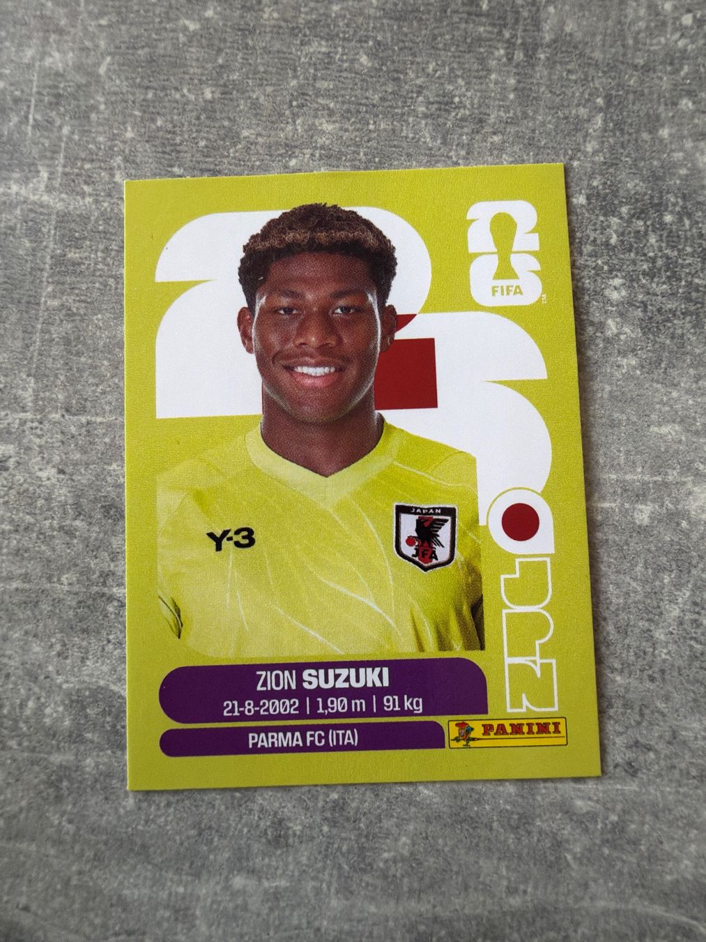 Panini Carte collezionabili: Zion Suzuki Panini sticker JPN2 – Usato da Pfeffingen venduto da Fantasy1971