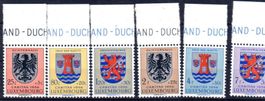 Luxemburg 1956 kmpl. Satz  Nr. 561/66 **