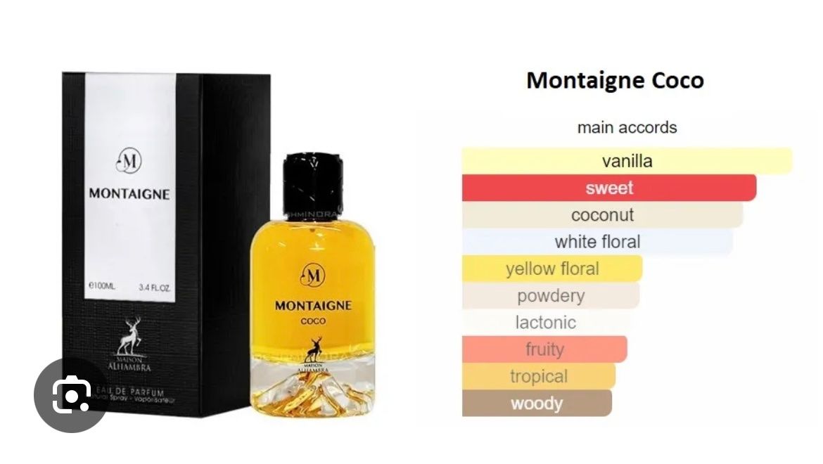 Lattafa Parfum & Eau de Toilette: Alhambra Montaigne Coco EDP 2ML (Mancera Coco Vanille) – Gebraucht aus Zürich von deruja 2