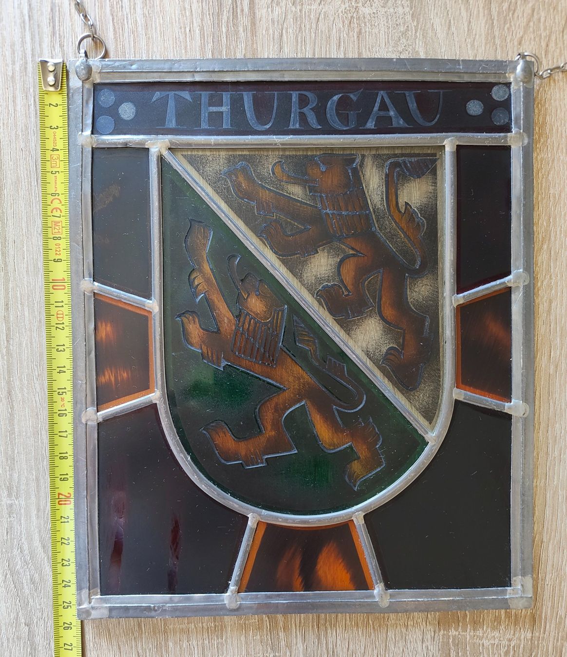Sonstige Antiquitäten & Kunst: Wappenscheibe Wappens von Thurgau – Gebraucht aus St. Gallen von Ricardo_Deals 4