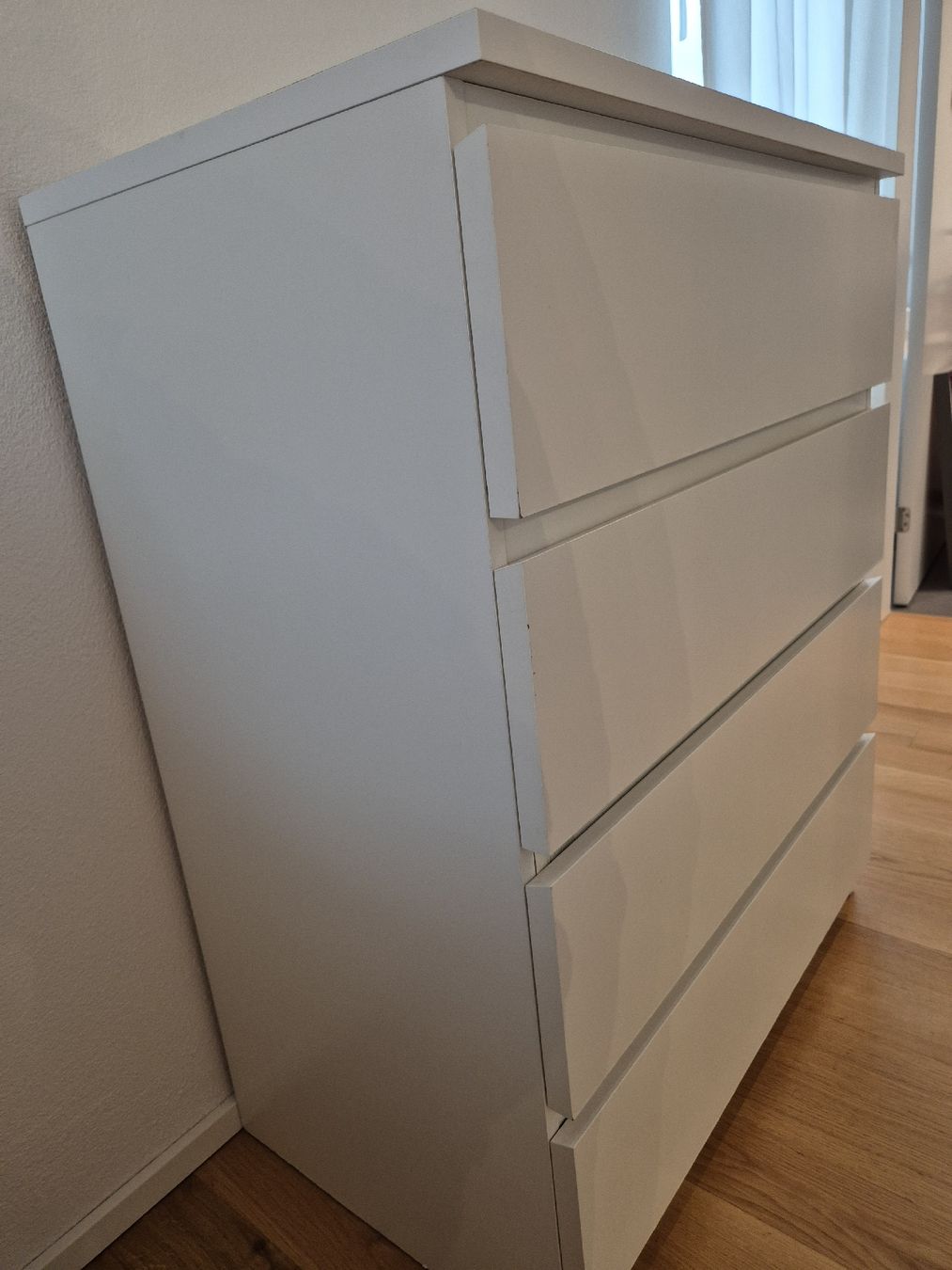 Cassettiere: IKEA Malm Kommode weiss 4 Schubladen gebraucht – Usato da Altendorf venduto da caj_hry2 6
