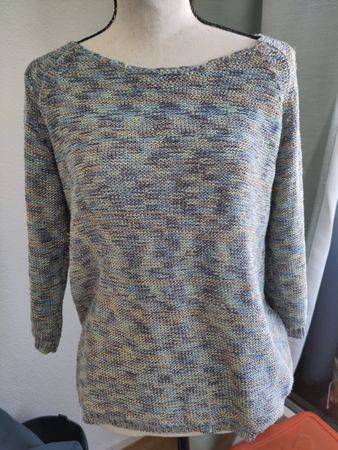 Damen Pullover bunt mehrfarbig 3/4 Arm guter Zustand