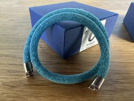Bracelet Swarovski Stardust Bleu Double 