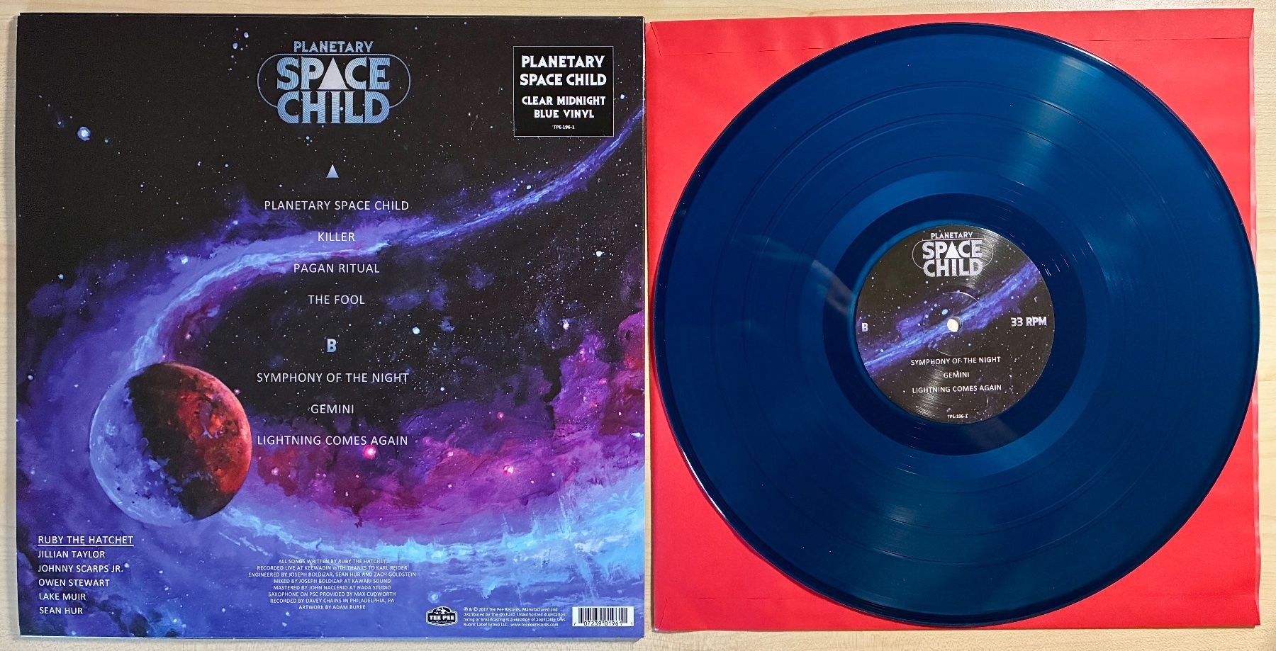 Vinyles: Ruby The Hatchet - Planetary Space Child, Col. Vinyl, Neu – Neuf avec emballage d'origine à Buchberg par ICM-Tapefan-1961-MCS 1