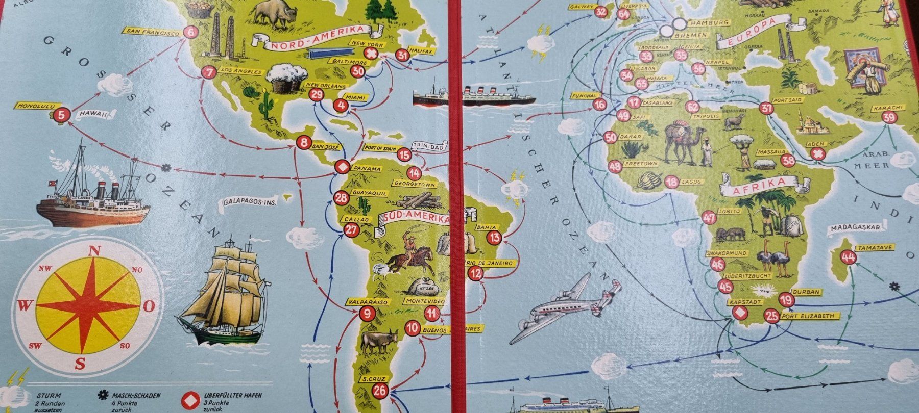 Giochi: Antikes Würfelspiel Welthandel – Usato da Witterswil venduto da Tapsy52 3