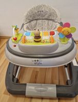 Lauflernhilfe Baby Stil mit Spielzeug grau