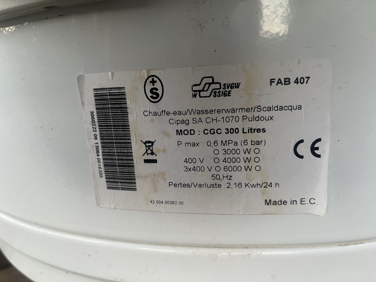Altre raccolte & rarità: 300 Liter Boiler 2013 – Usato da Hedingen venduto da Walo1315 1