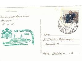 Schiffe Schiffsstempel Stempel Schiffspost Deutschland