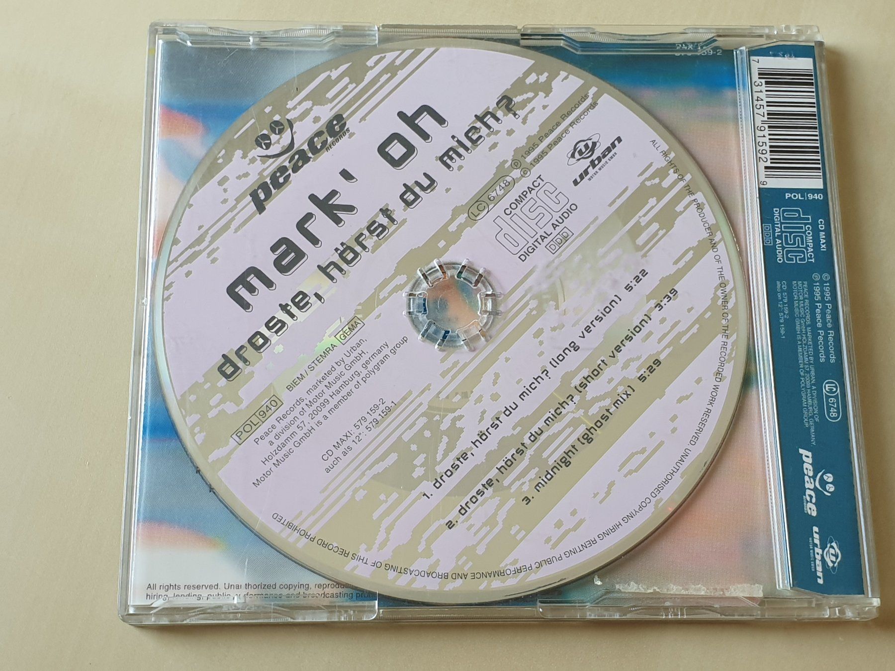 CDs: Mark'oh Droste hörst du mich? – D'occasion à Stansstad par collectorsshop 1
