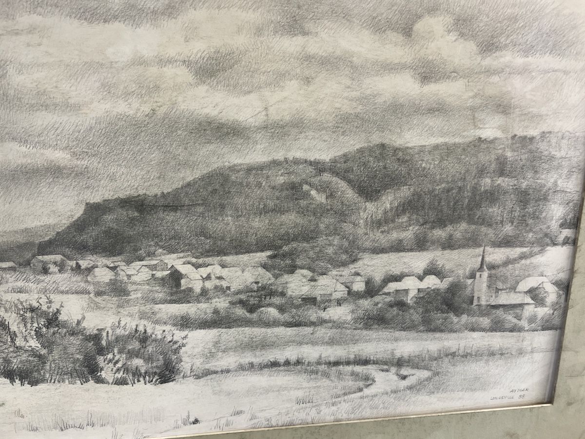Dipinti: DESSIN SIGNÉ PIERRE AYMAR DATÉ 98 – Usato da Genève venduto da Qanil77 4