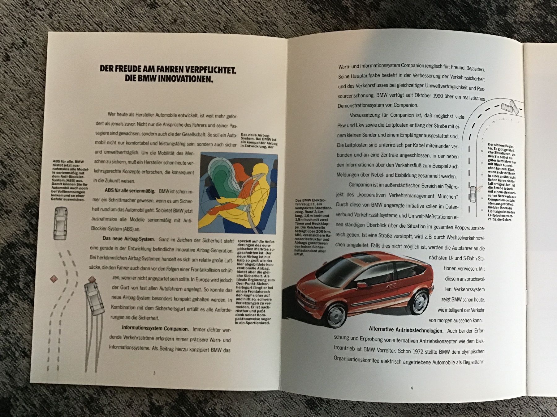 BMW Documenti: BMW Programm 1992 Verkaufsprospekt 26 Seiten 2/91 – Usato da Scherzingen venduto da Starseller62 1