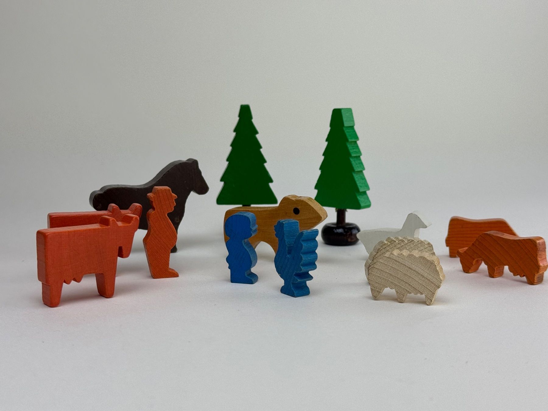 Brio Giocattoli: GB5- Brio? Figuren Tiere Bäume – Usato da Elm venduto da Wikmtz