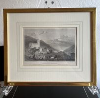 "KLOSTER DISENTIS " - Graubünden - Stich von Tombleson